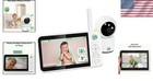Secure 360-degree Baby Monitor With Night Vision   Soothing Sounds - 5  Screen