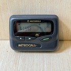 Motorola Metrocall Alpha Numeric Pager Vhf Black W case    untested   read Info Blw