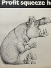 1969 At t Bell System Anthropomorphic Hippos Cigar Hats 2 Page Vintage Print Ad