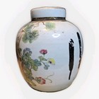Antique Chinese Famille Rose Ginger Jar Daoguang Seal Mark Qing 19th Century