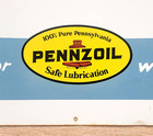 Vintage 1973 Pennzoil Welcome To Our Service Department Sign - Metal - 24 X 18