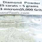 Techdiamondtools Diamond Powder 5 000 Grit 1 5-3 Microns  25 Cts   5 Grams