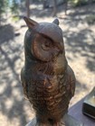 Brass Owl Bookends Bronze Tone Wildlife Book Library Mcm Hoot Barn Deco Art