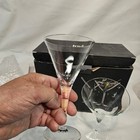 Joyjolt Olivia Martini Glasses European Crystal 8 4oz Nib Set Of 2 Czechia Gift