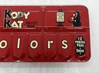 Vintage 1930 s Art Deco Tin Kopy Kat Paint Box   Mixing Pan W  Paints