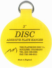 Invisible English Disc Adhesive Medium Plate Hanger Set  4-3 Inch Hangers 