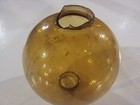 Antique Amber Lightning Rod Ball For Weathervane 