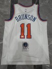 Jalen Brunson Back Signed New York Knicks Home Jersey  11