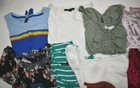 Wholesale Bulk Lot Of 12 Womens Medium Short Sleeve Business Casual Blouses