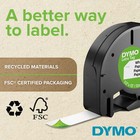 Labeling Tape For Letratag Label Makers black Print On Clear 1 2  X 13-foot Roll