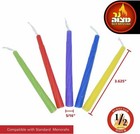 Colorful Chanukah Candles For All 8 Nights Of Hanukkah  44 Count