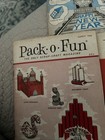 Vintage Pack-o-fun Scrap Craft Magazine 3 Issues 1966