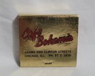 Vintage Matchbook Cafe Bohemia Restaurant Chicago Illinois Advertising Full