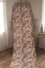 Fabric Antique French C1850 Hand Block Printed French Floral Arborescent Textile