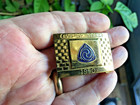 Vintage 1950 American Motorcycle Association  ama  Gypsy Tour Award Brass Buckle