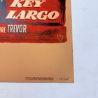 1948 Key Largo Original 14x22 Window Movie Poster Humphrey Bogart Lauren Bacall