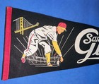 San Francisco Giants Full Size Vintage Felt Baseball Pennant  1950s-60s  nice  