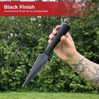 Functional Forged Blackened Iron Spear Head - Versatile Weaponry Overall 10 5 