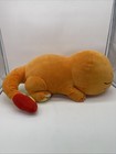 Jazwares Pokemon Sleeping Charmander Plush 18  Large Jumbo Stuffed Animal Clean