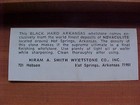 Smith  S Black Hard Arkansas  Stone Used Very Little  If At All With Cedar Box