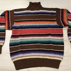 Ralph Lauren Polo Country Men s Sweater Native American Vtg 80   s Multicolor Wool