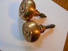Beautiful Antique Pair Brass Door Knobs St Louis Mart Building