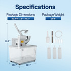 Electric Four Blades Commercial Ice Crusher Shaver 440lbs hr Snow Cone Maker