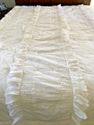 Pottery Barn Kids   Teen Loveshackfancy Eyelet King Quilt  Ivory - Minor Defect