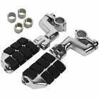 22 25 32 35mm Chrome Highway Bar Footpegs Pegs Mount Fit For Honda Goldwing 1800
