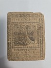 May  9  1776 Continental Currency   5 Congress At Philadelphia Fr   cc-35