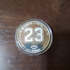 Michael Jordan Rookie Of The Year Silver Plated Coin