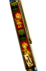 2001 Simpsons Floaty Pen Moving Mermaid Lisa Tiki Hula Maggie Bart Hawaiian Vtg