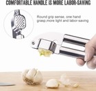 Garlic Press Crusher Squeezer Masher Mincer Stainless Steel Manual Kitchen Tool
