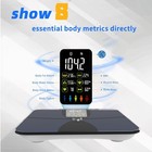 Smart Body Weight Scale digital Smart Bathroom Scale W  Mobile App Large Lcd