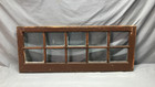 1 Antique Single Narrow 10 Lite Window Sash 18x24 Shabby Old Chic Vtg 1344-25b