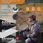 Hunting Blind With Floor Mat  360 Degree See Through Ground Blind For Deer Hunti