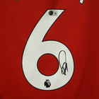 Paul Pogba Signed Manchester United Home Soccer Jersey  6 With Beckett Coa