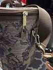 Gloria Vanderbilt Vintage Floral Tapestry Train Case Cosmetic Luggage Carry-on