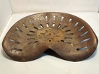 Vintage Antique Metal Tractor Seat Implement Rusty Farm Decor