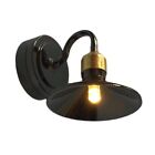 Dollhouse Battery Light Industrial Black Chrome Wall Sconce 1 12 Scale Miniature