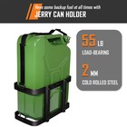 Jerry Can Holder Tool Bracket Mount Gas Rack Oil Tank Fuel 5 28 Gallons  20l A 