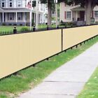 6x50ft Privacy Fence Cover Screen Fencing Mesh Shade Cover For Garden Yard Beige