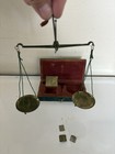 Antique Pocket Scales Federal Eagle Case California Gold Rush 1800-1900s