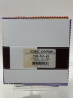 Kona Cotton Solids Over The Rainbow Colorstory Charm 5   squares Chs-761-42  New
