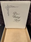 Vintage 1950   s Cr Gibson Our Wedding Record Book  Photo Album New In Box Unused