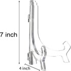 6 Pack 7 Inch Acrylic Easel Stand  Display Stand  Plate Stands For Display  Phot
