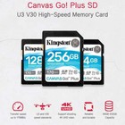 Kingston Sd Card 64gb 128gb 256gb Sdg3 Memory Cards Up To 170mb s Read V30 U3 Fl