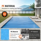 Solar Pool Cover 32x16 Ft Inground Above Ground Pools Solar Blanket 12 Mil