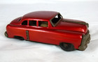 Vt 50s Red Tin Metal Toy Friction Car Made In Japan 5  L  Works 