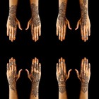 Henna Stencils 9 Sheet Henna Tattoo Kit  Reusable Henna Stickers For Hand Forear